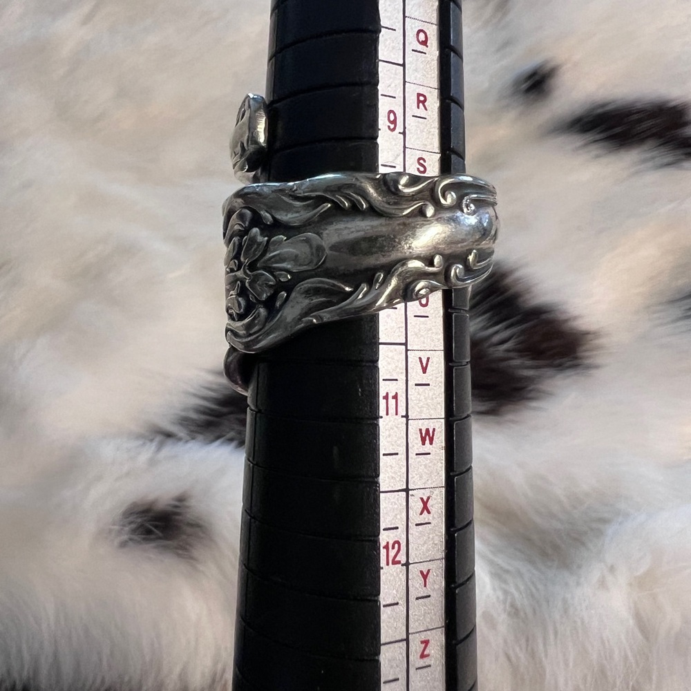 Silver Statement Spoon Ring - image 4